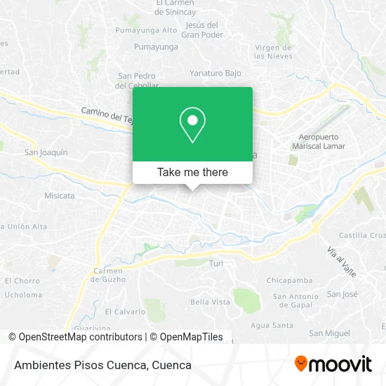 Ambientes Pisos Cuenca map