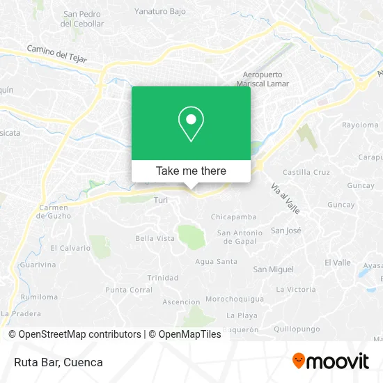 Ruta Bar map