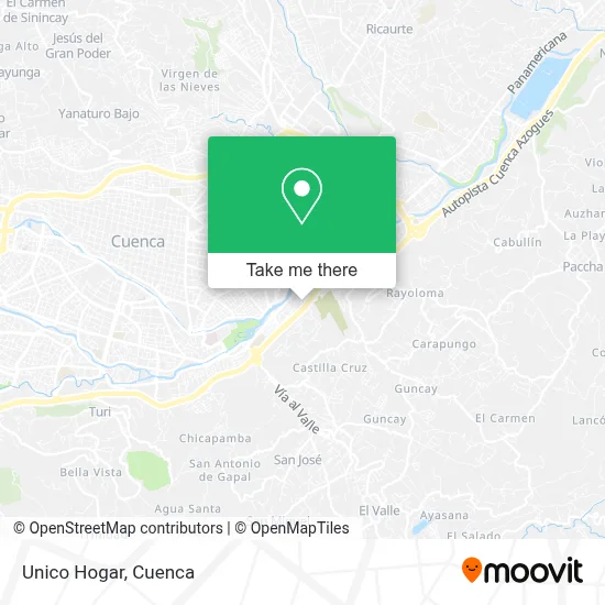 Unico Hogar map