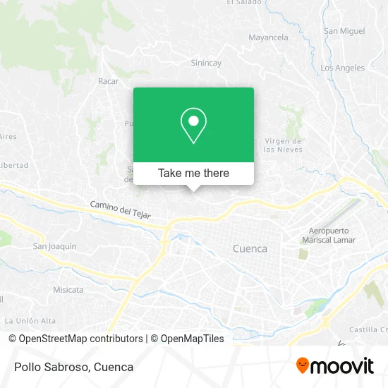 Pollo Sabroso map