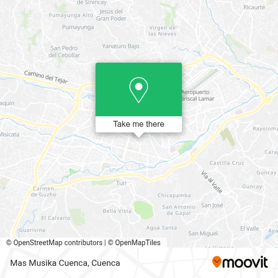 Mas Musika Cuenca map