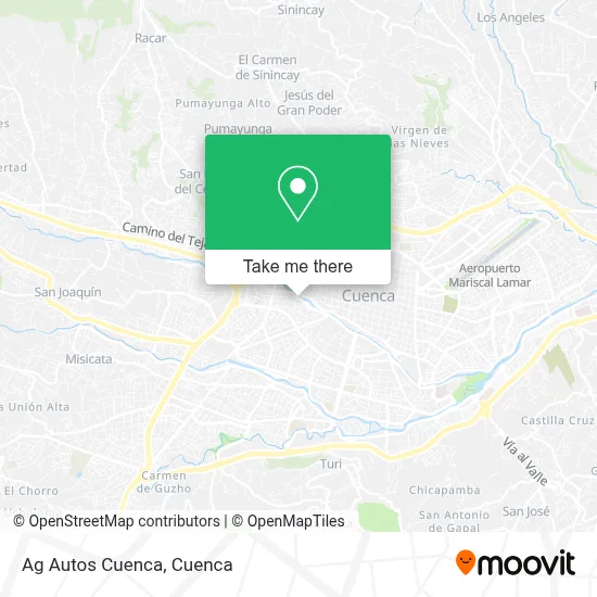 Ag Autos Cuenca map