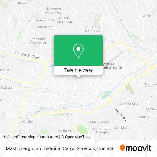 Mastercargo International Cargo Services map