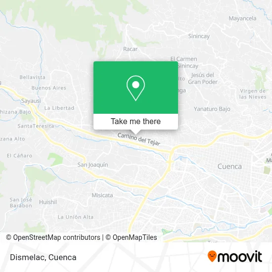Dismelac map