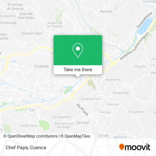 Chef Papa map