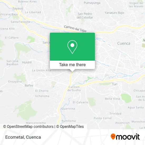 Ecometal map