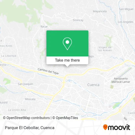 Parque El Cebollar map