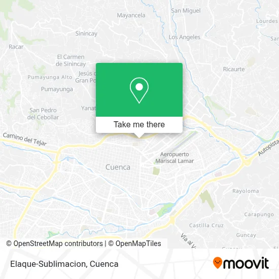 Elaque-Sublimacion map