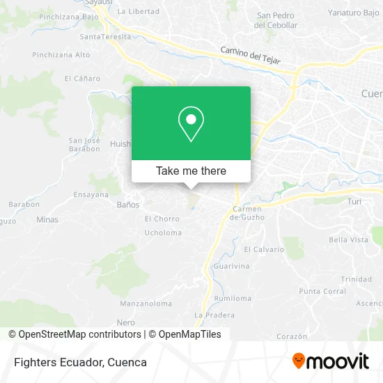 Fighters Ecuador map