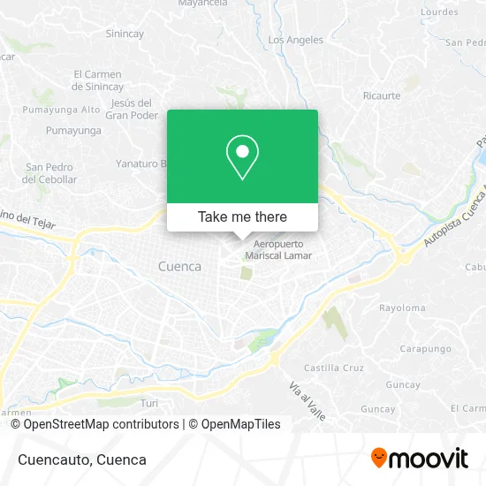 Cuencauto map