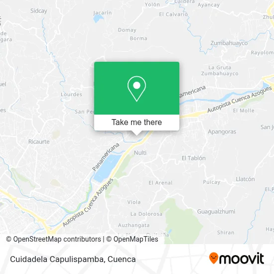 Cuidadela Capulispamba map