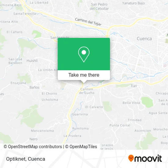 Optiknet map