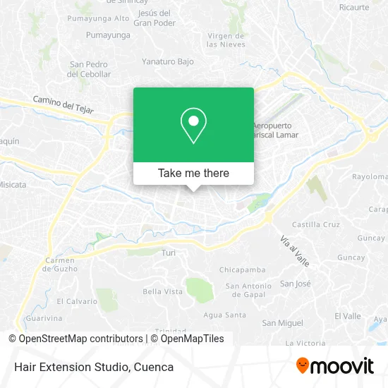 Hair Extension Studio map