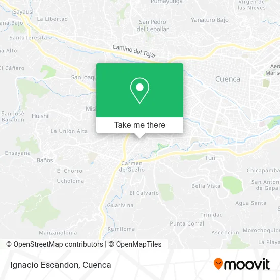 Ignacio Escandon map