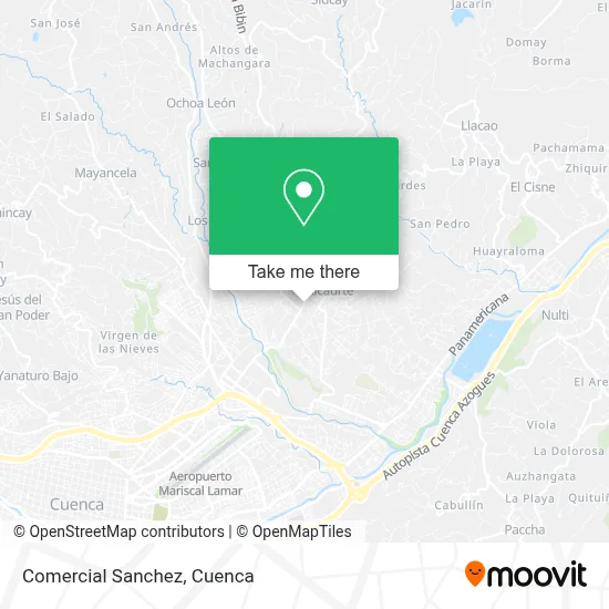 Comercial Sanchez map