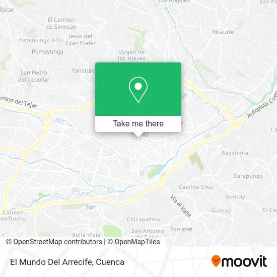 El Mundo Del Arrecife map