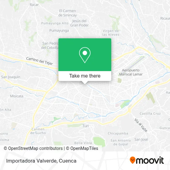 Importadora Valverde map