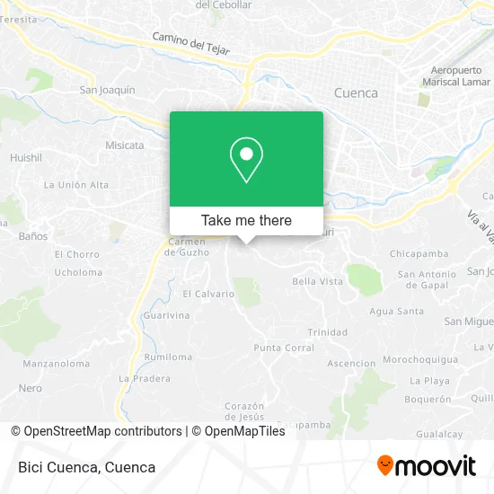 Bici Cuenca map