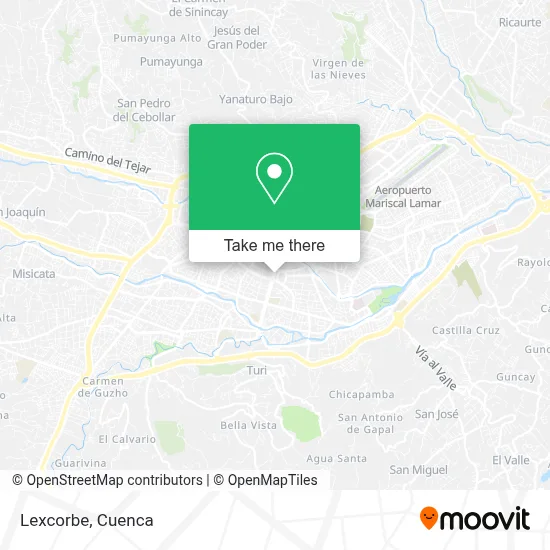 Lexcorbe map
