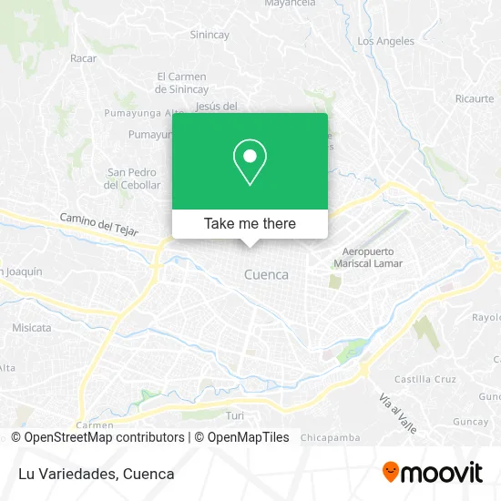 Lu Variedades map