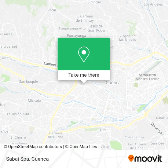 Sabai Spa map