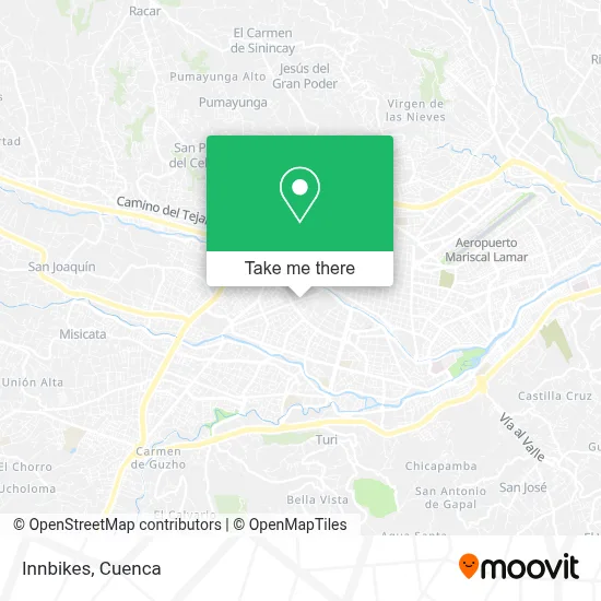 Innbikes map