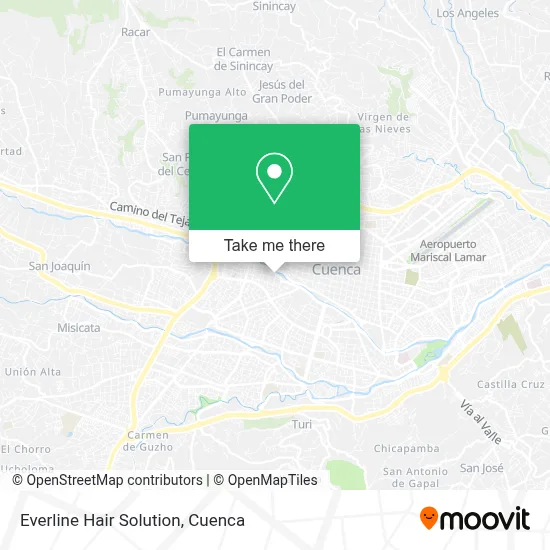 Everline Hair Solution map