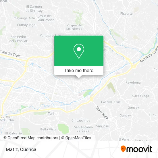 Matíz map