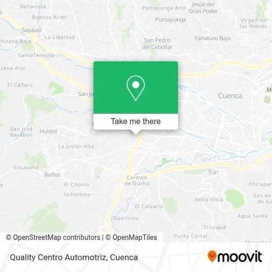 Quality Centro Automotriz map