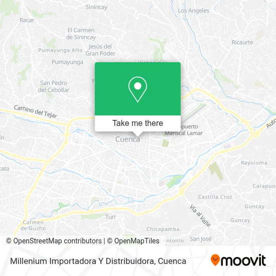 Millenium Importadora Y Distribuidora map