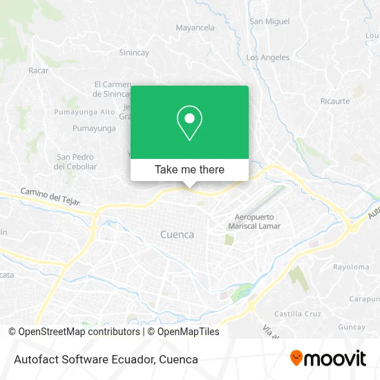 Autofact Software Ecuador map