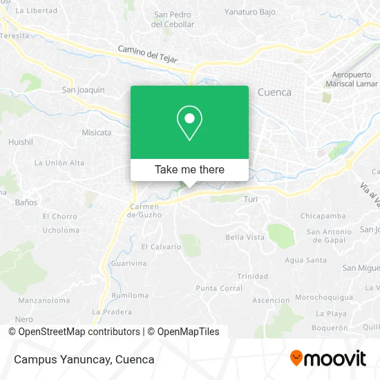 Campus Yanuncay map