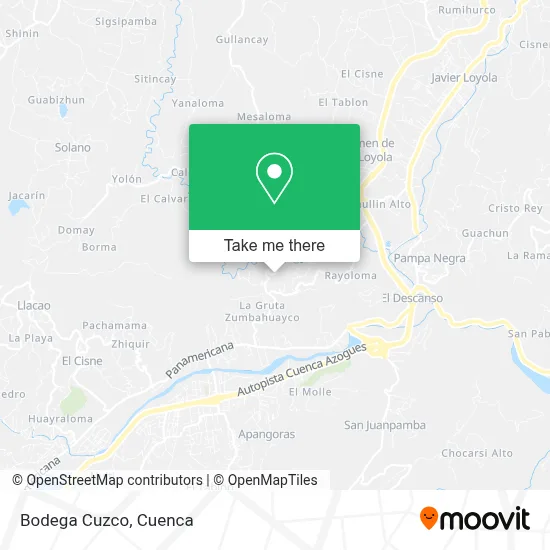 Bodega Cuzco map