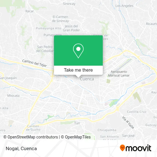 Nogal map