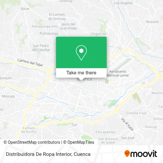 Distribuidora De Ropa Interior map