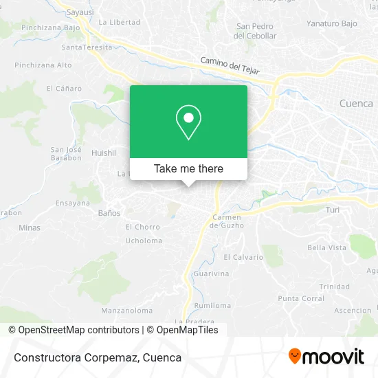 Constructora Corpemaz map