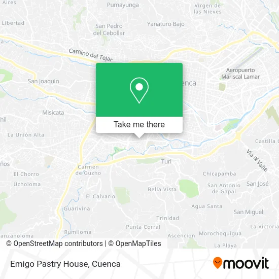 Emigo Pastry House map