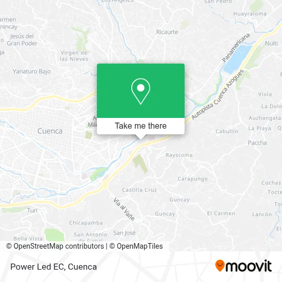 Power Led EC map