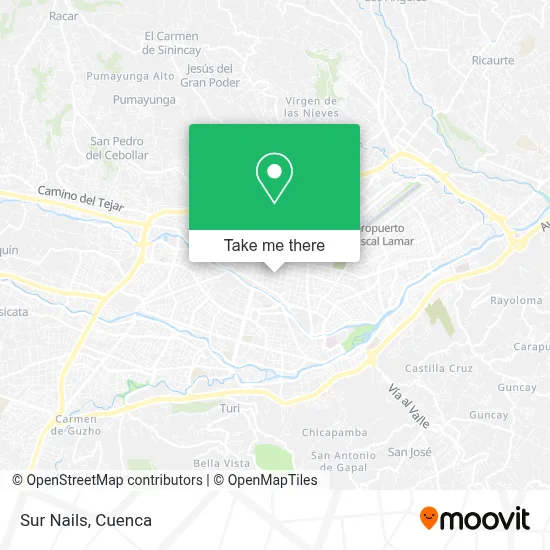 Sur Nails map