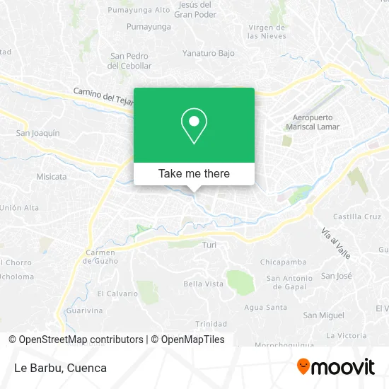 Le Barbu map