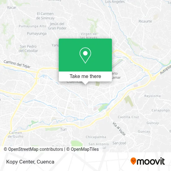 Kopy Center map