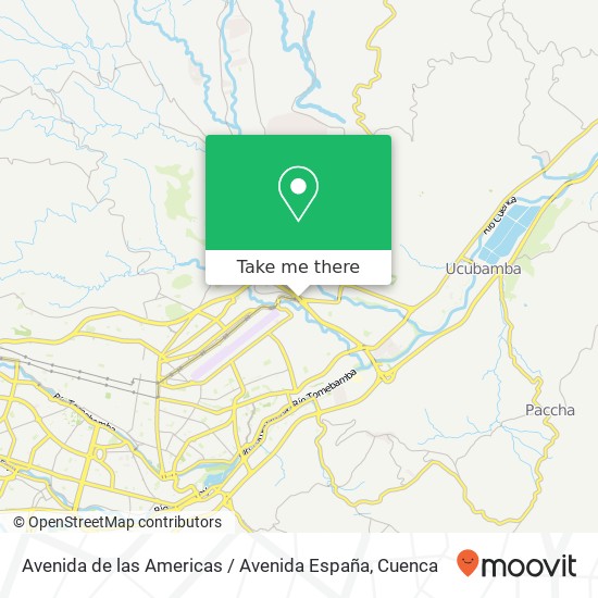 Mapa de Avenida de las Americas / Avenida España