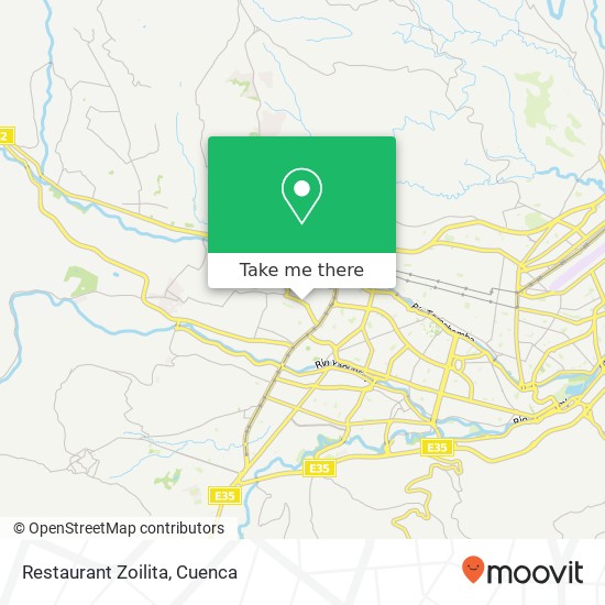 Restaurant Zoilita map