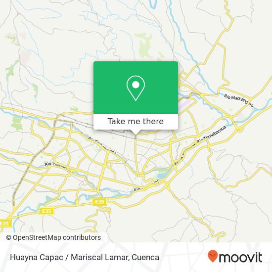 Huayna Capac / Mariscal Lamar map
