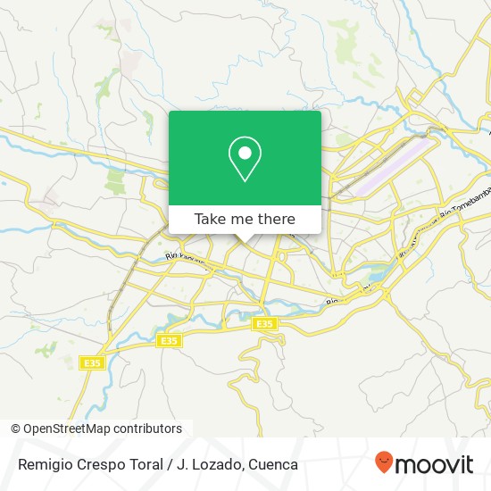 Remigio Crespo Toral / J. Lozado map