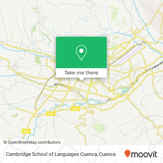 Cambridge School of Languages Cuenca map