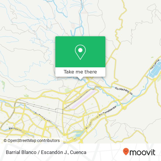 Barrial Blanco / Escandón J. map