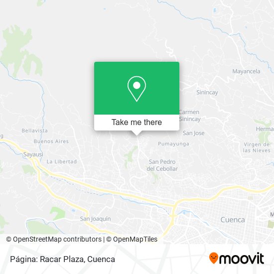 Página: Racar Plaza map