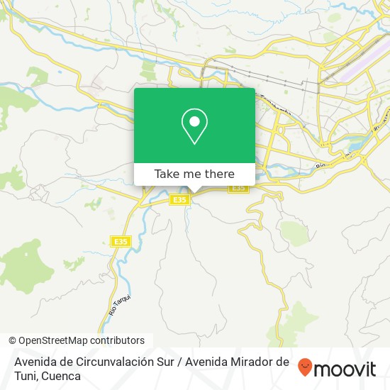 Mapa de Avenida de Circunvalación Sur / Avenida Mirador de Tuni