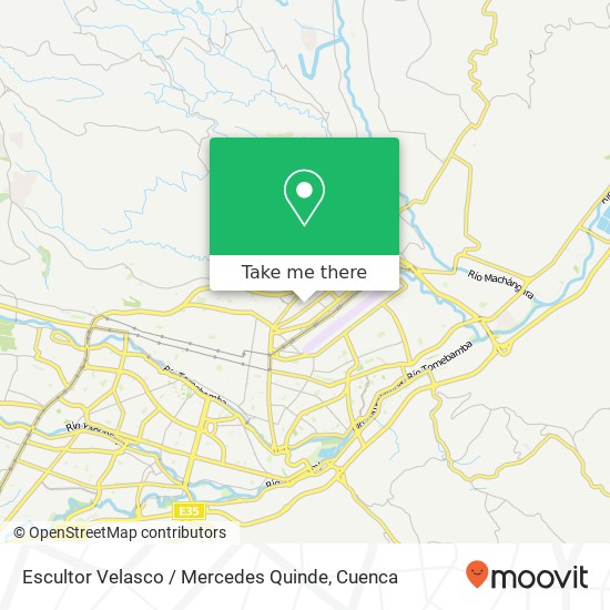 Escultor Velasco / Mercedes Quinde map